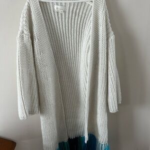 Anthropologie Large Fringe Cadigan